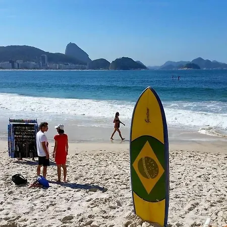 Pe Na Areia Na Quadra Praia Copacabana Melhor Localizacao Rio Wifi 100Mb Rio de Janeiro Exterior photo