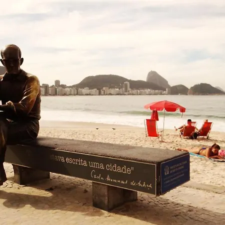 Pe Na Areia Na Quadra Praia Copacabana Melhor Localizacao Rio Wifi 100Mb Rio de Janeiro Exterior photo